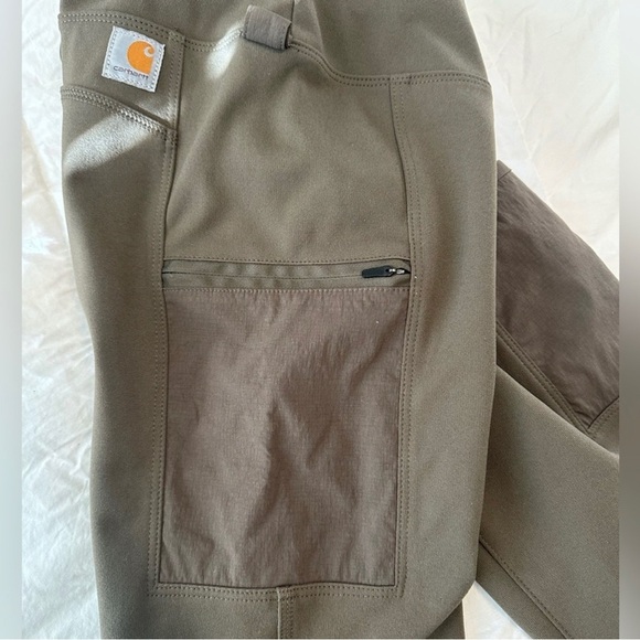 Carhartt Force Fitted Utility Leggings women’s size XS dark green - Picture 3 of 5